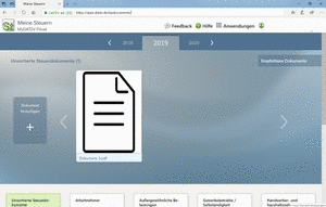 Meine Steuern - unsortierte Dokumente
